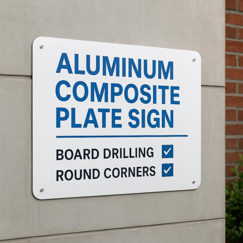 Sign Board with UV Laminate